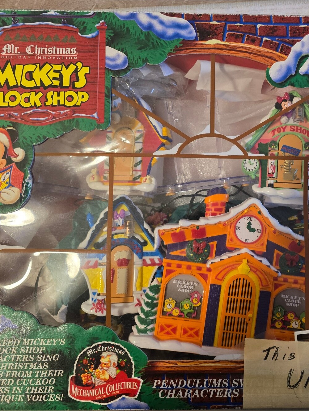 Mr. Christmas Mickey's Clock Shop